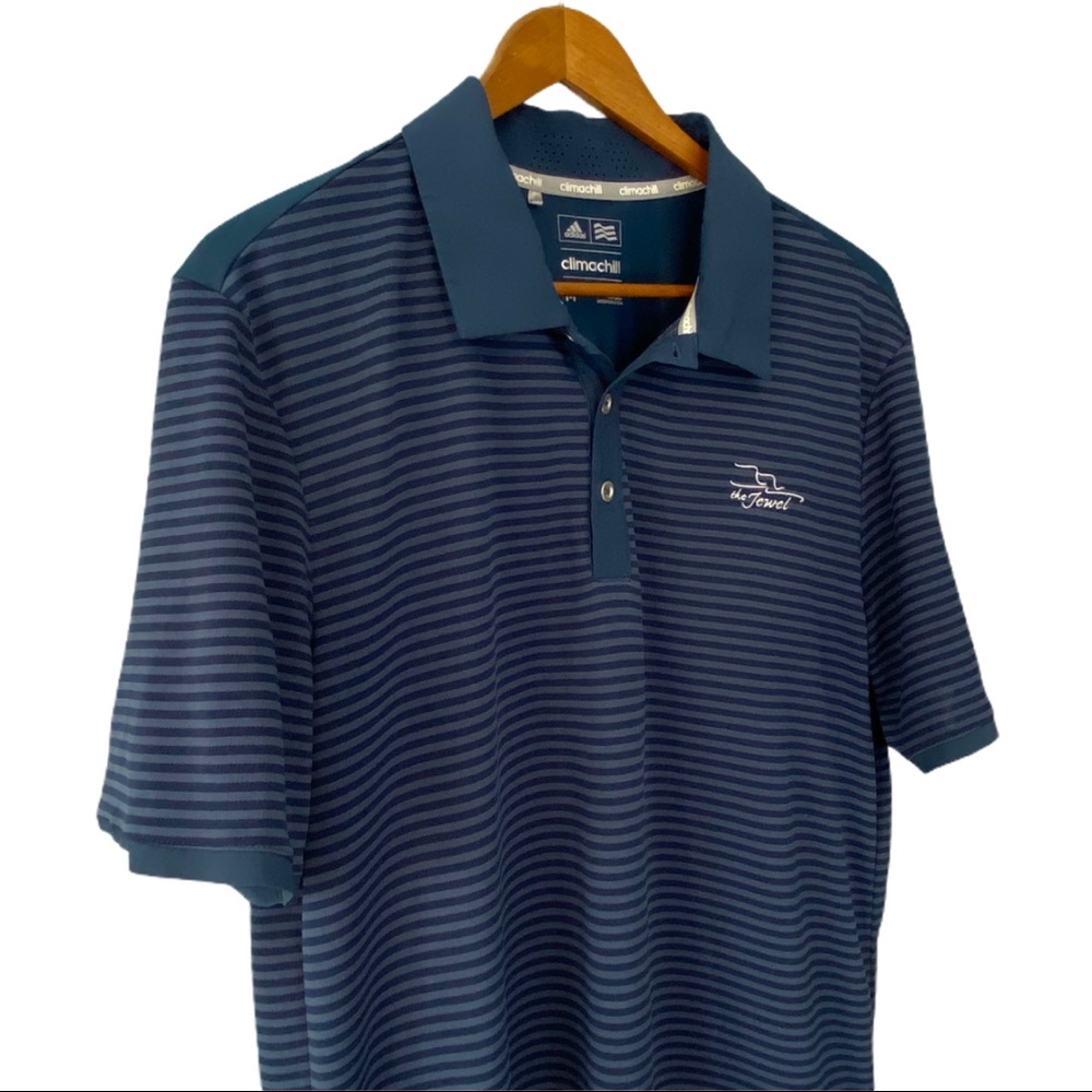 Adidas Climachill Men's Golf Polo Shirt - Picture 3 of 13